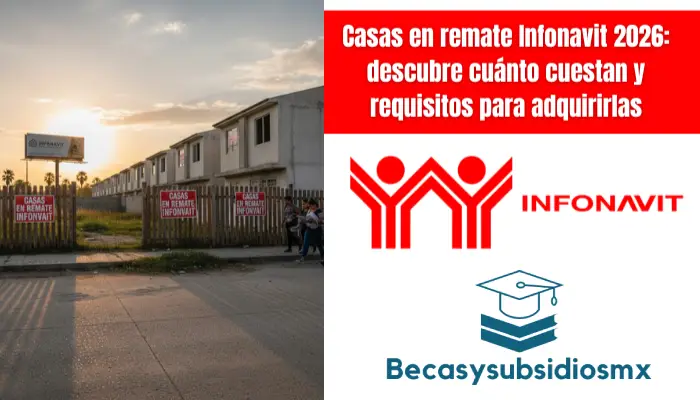 Casas en remate Infonavit 2026: descubre cuánto cuestan y requisitos para adquirirlas