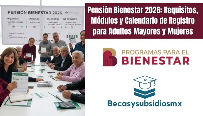 Pensión Bienestar 2026: Requisitos, Módulos y Calendario de Registro para Adultos Mayores y Mujeres