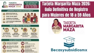 Tarjeta Margarita Maza 2026: Guía Definitiva de Registro para Mujeres de 18 a 59 Años
