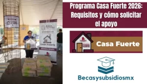 Programa Casa Fuerte 2026: Requisitos y cómo solicitar el apoyo
