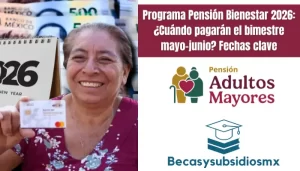Programa Pensión Bienestar 2026: ¿Cuándo pagarán el bimestre mayo-junio? Fechas clave