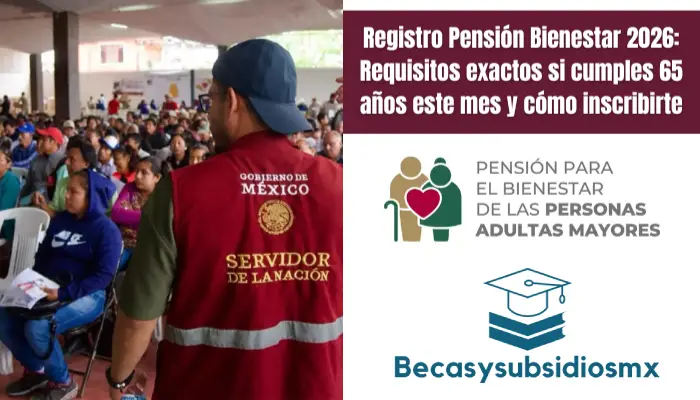 Registro Pensión Bienestar 2026: Requisitos exactos si cumples 65 años este mes y cómo inscribirte
