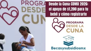 Desde la Cuna CDMX 2026: el apoyo de $1,200 para tu bebé y cómo registrarte